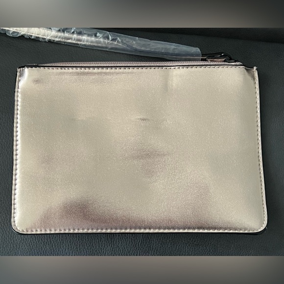 Victoria’s Secret Pink Foil-Look Wristlet/Make-Up Bag - Picture 2 of 8